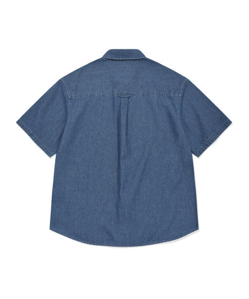 COVERNAT(カバーナット)の「Cロゴデニムハーフシャツブルー(シャツ/ブラウス・レディース・その他・X-SMALL/SMALL/MEDIUM/LARGE/X-LARGE/XX-LARGE)」の11枚目の写真