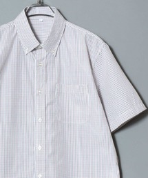 Broadcloth Short-Sleeve Shirt / ブロード半袖シャツ メンズ 無地/チェック/ストライプ ボタンダウン
