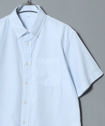 Broadcloth Short-Sleeve Shirt / ブロード半袖シャツ メンズ 無地/チェック/ストライプ ボタンダウン