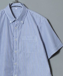 Broadcloth Short-Sleeve Shirt / ブロード半袖シャツ メンズ 無地/チェック/ストライプ ボタンダウン