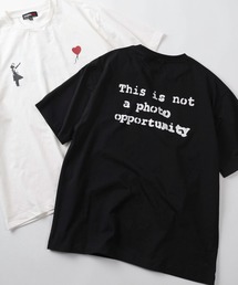 BRANDALISED | 【70】【BRANDALISED/ブランダライズド】バンクシーアートグラフィック バックプリント クルーネックTシャツ/接触冷感/ストレッチ(Tシャツ/カットソー)