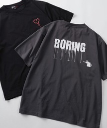 【70】【BRANDALISED/ブランダライズド】バンクシーアートグラフィック バックプリント クルーネックTシャツ/接触冷感/ストレッチ