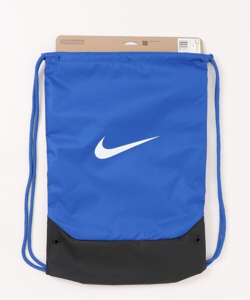 NIKE（ナイキ）の「《NIKEアパレル》ＮＫ　ＢＲＳＬＡ　ＤＲＡＷＳＴＲＮＧ　－（エコバッグ/サブバッグ・メンズ・ブラック/グレー系その他/ロイヤルブルー・フリー）」の3枚目の写真