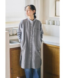 and myera | ａｎｄ　ｍｙｅｒａ　コットンリネンのロングシャツ(シャツ/ブラウス)