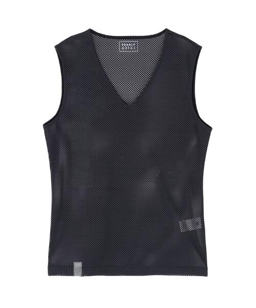 PEARLY GATES(パーリーゲイツ)の「【PG BODY】E/ストレッチメッシュスリーブレスカットソー(ベスト・メンズ・ホワイト/ネイビー・LARGE/MEDIUM/X-LARGE)」の2枚目の写真