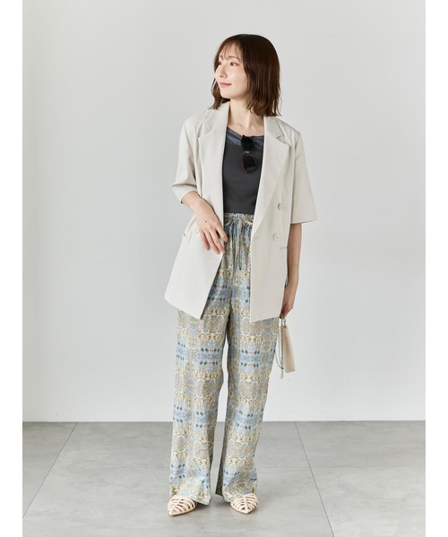 Te chichi（テチチ）の「【LIBERTY FABRICS】イージーパンツ（その他パンツ・レディース・ベージュ/ブルー・F）」の21枚目の写真