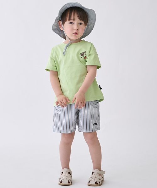 petit main(プティマイン)の「【水陸両用】ハーフパンツ(その他パンツ・キッズ・レッド/カラフル/ライトグリーン/ネイビー/ベージュ/ストライプ/サックスブルー/ブルーグリーン/レモンイエロー/オフホワイト・90cm/110cm/120cm/100cm/80cm/130cm)」の9枚目の写真