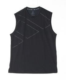 アディダス adidas テック エッセンシャルズ ビッグロゴ グラフィック レギュラーフィット タンクトップ