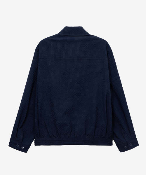 MINDBRIDGE（マインドブリッジ）の「[COUTURE]ネイビー2トーンサーカスオーバーサイズトラッカー（デニムジャケット・メンズ・ネイビー・95/100/105/110）」の6枚目の写真