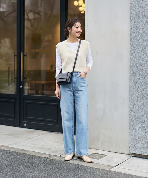 STYLE DELI（スタイルデリ）の「【DELI by】スプリットレザー ミニフラップ クロスボディショルダーバッグ（ショルダーバッグ・レディース・ブラック/ブラウン・FREE）」の4枚目の写真