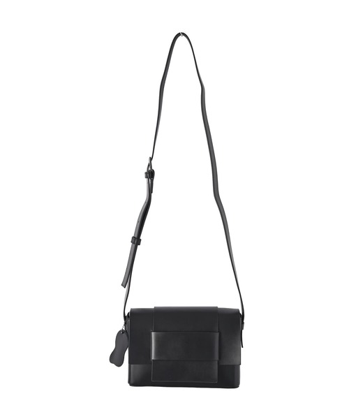 STYLE DELI（スタイルデリ）の「【DELI by】スプリットレザー ミニフラップ クロスボディショルダーバッグ（ショルダーバッグ・レディース・ブラック/ブラウン・FREE）」の7枚目の写真