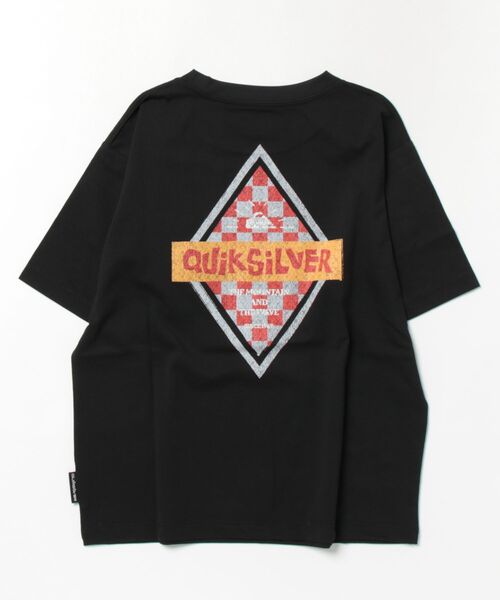 Quiksilver(クイックシルバー)の「QUIKSILVER/クイックシルバー キッズ 半袖 Tシャツ バックプリント KLY262603M(Tシャツ/カットソー・キッズ・ホワイト/ブラック・130cm/140cm/150cm/160cm)」の3枚目の写真