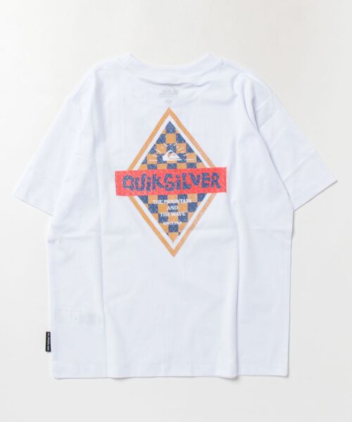 Quiksilver(クイックシルバー)の「QUIKSILVER/クイックシルバー キッズ 半袖 Tシャツ バックプリント KLY262603M(Tシャツ/カットソー・キッズ・ホワイト/ブラック・130cm/140cm/150cm/160cm)」の4枚目の写真