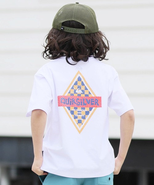 Quiksilver(クイックシルバー)の「QUIKSILVER/クイックシルバー キッズ 半袖 Tシャツ バックプリント KLY262603M(Tシャツ/カットソー・キッズ・ホワイト/ブラック・130cm/140cm/150cm/160cm)」の13枚目の写真