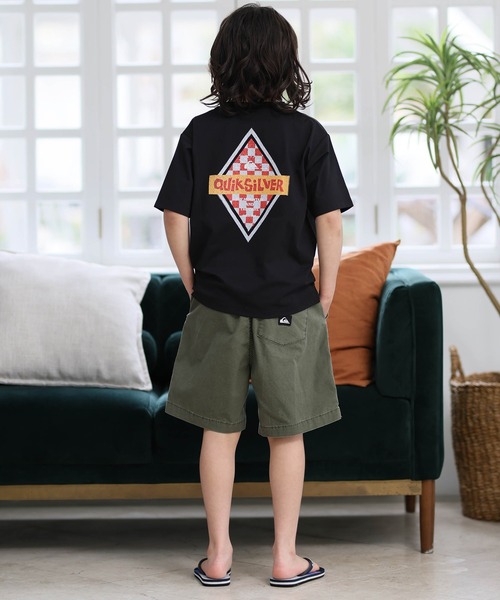Quiksilver(クイックシルバー)の「QUIKSILVER/クイックシルバー キッズ 半袖 Tシャツ バックプリント KLY262603M(Tシャツ/カットソー・キッズ・ホワイト/ブラック・130cm/140cm/150cm/160cm)」の9枚目の写真