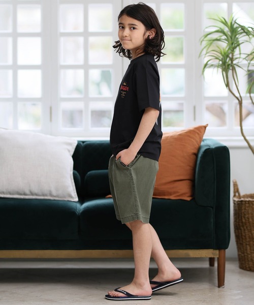 Quiksilver(クイックシルバー)の「QUIKSILVER/クイックシルバー キッズ 半袖 Tシャツ バックプリント KLY262603M(Tシャツ/カットソー・キッズ・ホワイト/ブラック・130cm/140cm/150cm/160cm)」の8枚目の写真