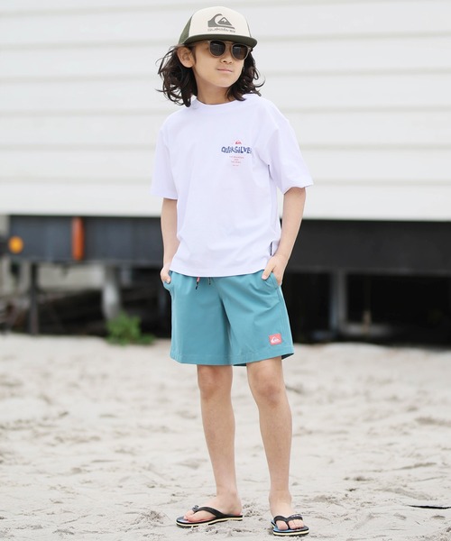 Quiksilver(クイックシルバー)の「QUIKSILVER/クイックシルバー キッズ 半袖 Tシャツ バックプリント KLY262603M(Tシャツ/カットソー・キッズ・ホワイト/ブラック・130cm/140cm/150cm/160cm)」の14枚目の写真
