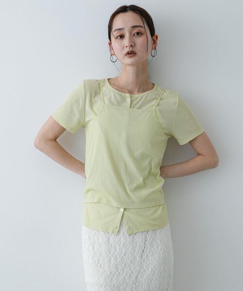 SENSE OF PLACE by URBAN RESEARCH(センスオブプレイスバイアーバンリサーチ)の「『別注』Healthknit×SENSE OF PLACE セットカーディガン(カーディガン/ボレロ・レディース・イエロー/ブラック/グレー・ONE)」の6枚目の写真
