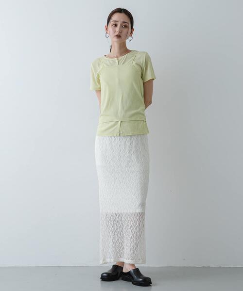 SENSE OF PLACE by URBAN RESEARCH(センスオブプレイスバイアーバンリサーチ)の「『別注』Healthknit×SENSE OF PLACE セットカーディガン(カーディガン/ボレロ・レディース・イエロー/ブラック/グレー・ONE)」の9枚目の写真