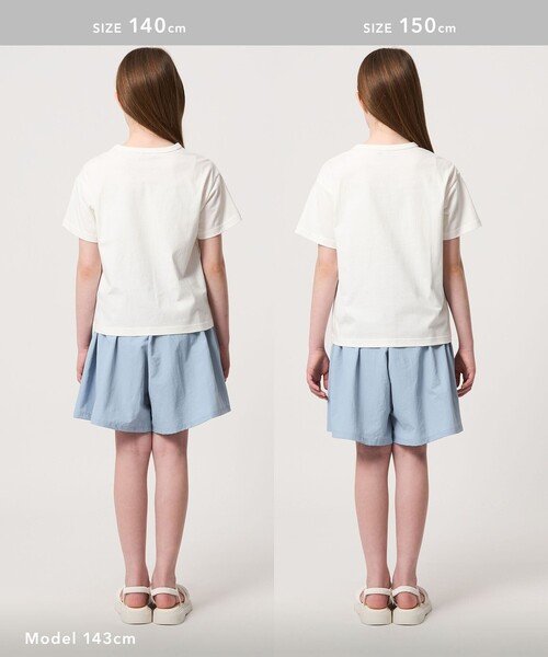 green label relaxing(グリーンレーベルリラクシング)の「【スタメンシリーズ】フリル Tシャツ / キッズ 100cm-160cm(Tシャツ/カットソー・キッズ・ライラック/ライトブルー/オフホワイト/その他1/ライム/ダークグレー・130cm/150cm/160cm/110cm/120cm/100cm/140cm)」の16枚目の写真
