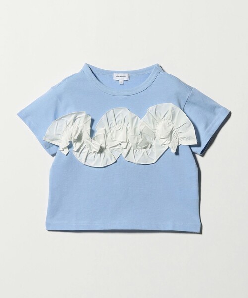 green label relaxing(グリーンレーベルリラクシング)の「【スタメンシリーズ】フリル Tシャツ / キッズ 100cm-160cm(Tシャツ/カットソー・キッズ・ライラック/ライトブルー/オフホワイト/その他1/ライム/ダークグレー・130cm/150cm/160cm/110cm/120cm/100cm/140cm)」の17枚目の写真