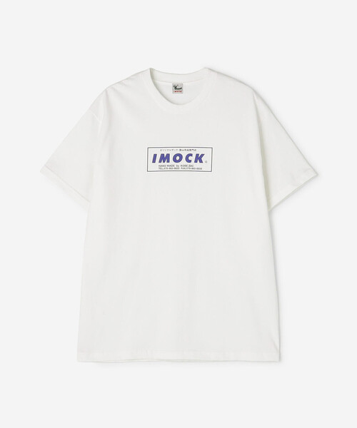 Bshop(ビショップ)の「神戸ザック |〈別注〉IMOCK ロゴTシャツ PURPLE MEN(Tシャツ/カットソー・メンズ・ホワイト系その他・M/L)」の2枚目の写真