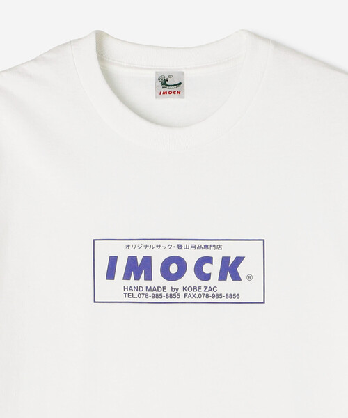 Bshop(ビショップ)の「神戸ザック |〈別注〉IMOCK ロゴTシャツ PURPLE MEN(Tシャツ/カットソー・メンズ・ホワイト系その他・M/L)」の4枚目の写真