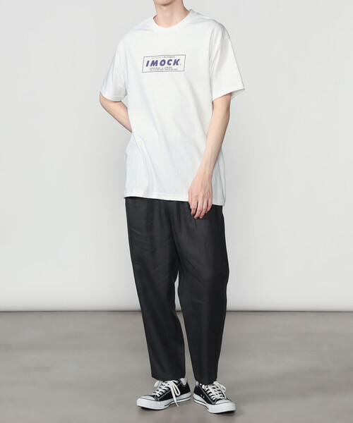 Bshop(ビショップ)の「神戸ザック |〈別注〉IMOCK ロゴTシャツ PURPLE MEN(Tシャツ/カットソー・メンズ・ホワイト系その他・M/L)」の10枚目の写真