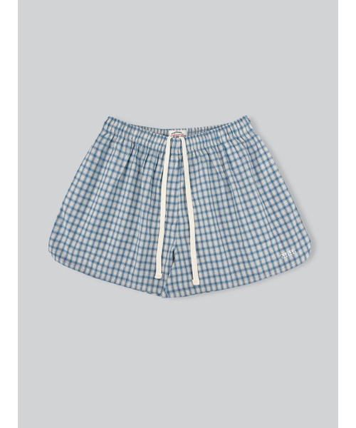 ANNEHEARTS（アンハーツ）の「Easy Relaxed Check Shorts_BLUE（その他パンツ・レディース・その他・FREE）」の2枚目の写真