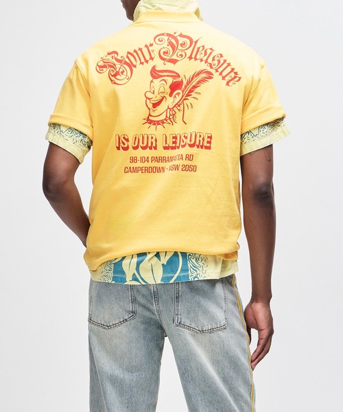 DEUS EX MACHINA(デウスエクスマキナ)の「RUFF AND SMOOTH(Tシャツ/カットソー・メンズ・イエロー系/ホワイト・M/L)」の16枚目の写真