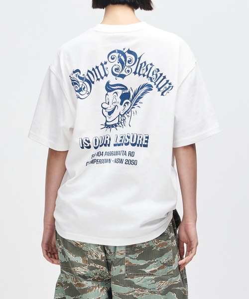 DEUS EX MACHINA(デウスエクスマキナ)の「RUFF AND SMOOTH(Tシャツ/カットソー・メンズ・イエロー系/ホワイト・M/L)」の8枚目の写真