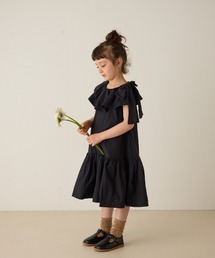 セール】Side ribbon tiered onepiece（ワンピース）｜M me eme