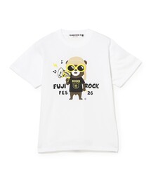 〈MEN〉FUJI ROCK FESTIVAL'26 / The Wonderful! design works. / GRUNGE MEGAPHONE BEAR TEE（WEB限定）