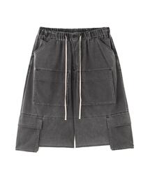 DankeSchon/ダンケシェーン/PIGMENT WIND CLOTH CARGO SHORTS