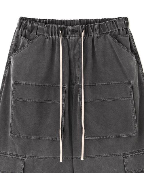 DANKE SCHON(ダンケシェーン)の「DankeSchon/ダンケシェーン/PIGMENT WIND CLOTH CARGO SHORTS(カーゴパンツ・レディース・グレー・L/M)」の10枚目の写真