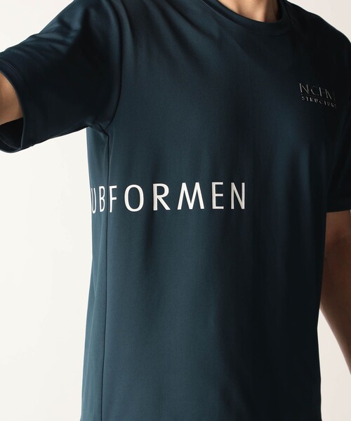 NICOLE CLUB FOR MEN（ニコルクラブフォーメン）の「バック×クロスロゴTシャツ（Tシャツ/カットソー・メンズ・ホワイト/ブルー/ボルドー/ブラック・M/L/XL）」の12枚目の写真