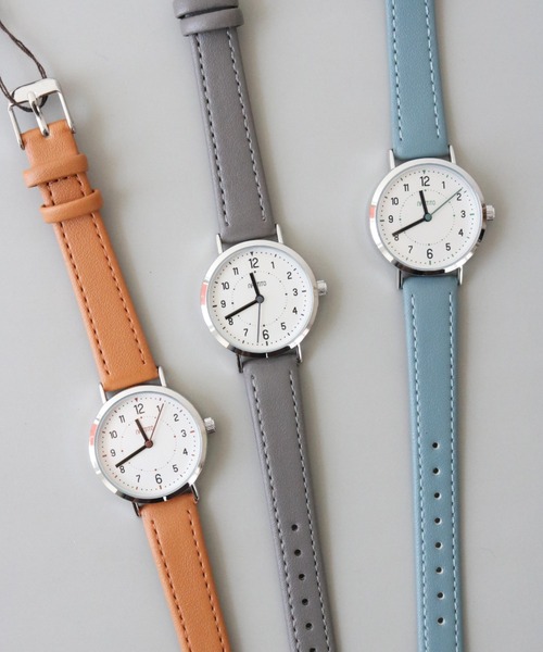 nattito(ナティート)の「〈nattito/ナティート〉Casual Watch/カジュアルウォッチ ジョン YM097(アナログ腕時計・レディース・グレー/ブルー/キャメル・30)」の11枚目の写真