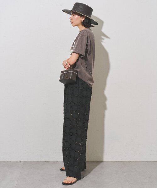 Whim Gazette(ウィムガゼット)の「フロントナンバーTシャツ(Tシャツ/カットソー・レディース・チャコールグレー/オフホワイト/パープル/ネイビー/バーガンディー・FREE)」の16枚目の写真