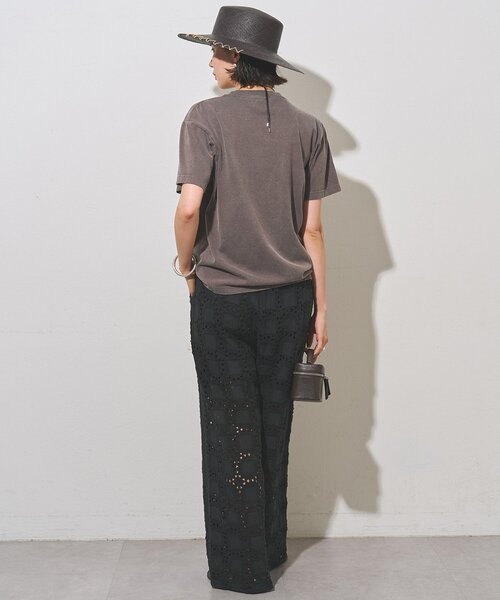 Whim Gazette(ウィムガゼット)の「フロントナンバーTシャツ(Tシャツ/カットソー・レディース・チャコールグレー/オフホワイト/パープル/ネイビー/バーガンディー・FREE)」の17枚目の写真