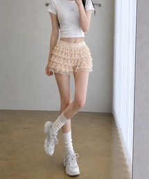 CERCA（チェルカ）の「【Bls】 【ZL】【Bling Leads】レイヤードレースパンツ（その他パンツ）」