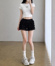 CERCA（チェルカ）の「【Bls】 【ZL】【Bling Leads】レイヤードレースパンツ（その他パンツ）」