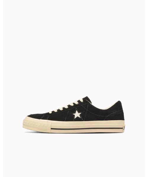 CONVERSE(コンバース)の「ONE STAR AGED SUEDE AG / ワンスター エイジド スエード AG(スニーカー・メンズ・ブラック・4/4.5/5/5.5/6.5/7/7.5/8/8.5/9/9.5/10.5)」の2枚目の写真