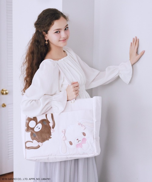 sanrio(サンリオ)の「【受注生産】シュガーバニーズ キャリーオントート(トートバッグ・レディース・ピンク・FREE)」の11枚目の写真