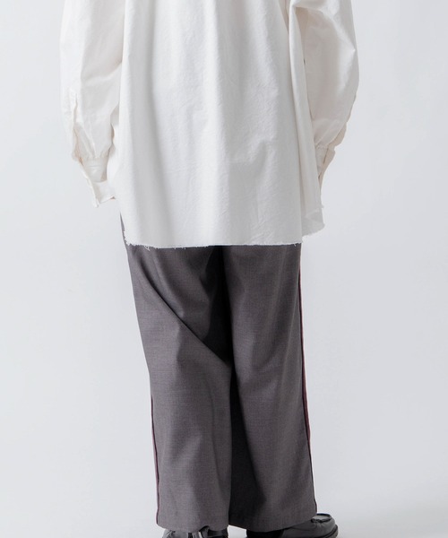 WHYTO.（ホワイト）の「「WHYTO. / ホワイト」side velour line pants（その他パンツ・レディース・ブラウン/チャコールグレー/ブラック・36/38）」の7枚目の写真
