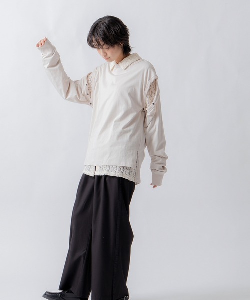 WHYTO.（ホワイト）の「「WHYTO. / ホワイト」side velour line pants（その他パンツ・レディース・ブラウン/チャコールグレー/ブラック・36/38）」の9枚目の写真