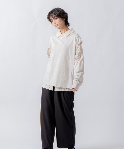 WHYTO.（ホワイト）の「「WHYTO. / ホワイト」side velour line pants（その他パンツ・レディース・ブラウン/チャコールグレー/ブラック・36/38）」の10枚目の写真