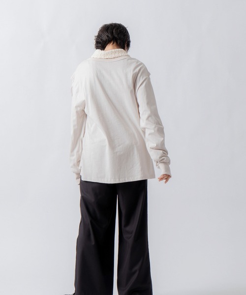 WHYTO.（ホワイト）の「「WHYTO. / ホワイト」side velour line pants（その他パンツ・レディース・ブラウン/チャコールグレー/ブラック・36/38）」の11枚目の写真