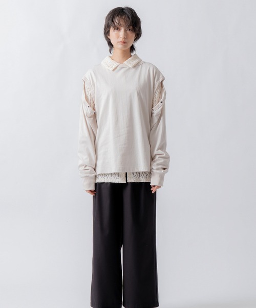 WHYTO.（ホワイト）の「「WHYTO. / ホワイト」side velour line pants（その他パンツ・レディース・ブラウン/チャコールグレー/ブラック・36/38）」の13枚目の写真