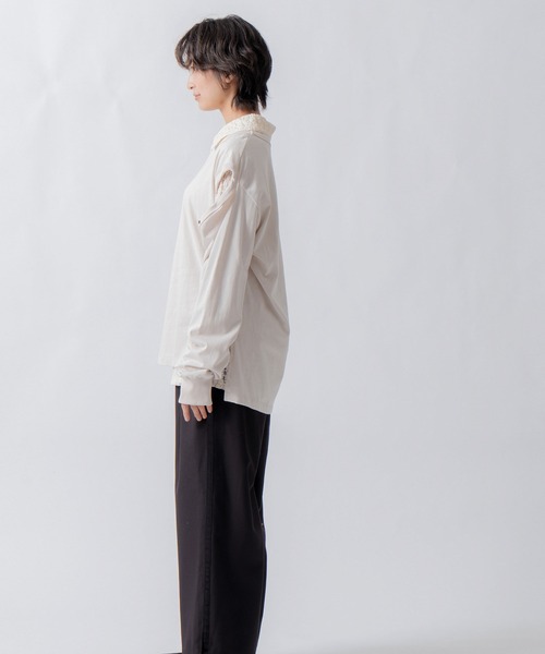 WHYTO.（ホワイト）の「「WHYTO. / ホワイト」side velour line pants（その他パンツ・レディース・ブラウン/チャコールグレー/ブラック・36/38）」の14枚目の写真