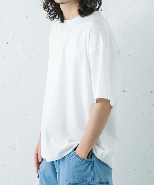 LOTTO(ロット)の「LOTTO BOXY FIT COOL COTTON T-SHIRTS(Tシャツ/カットソー・メンズ・ホワイト/ブラック/ネイビー・LARGE/X-LARGE/MEDIUM/XX-LARGE)」の4枚目の写真